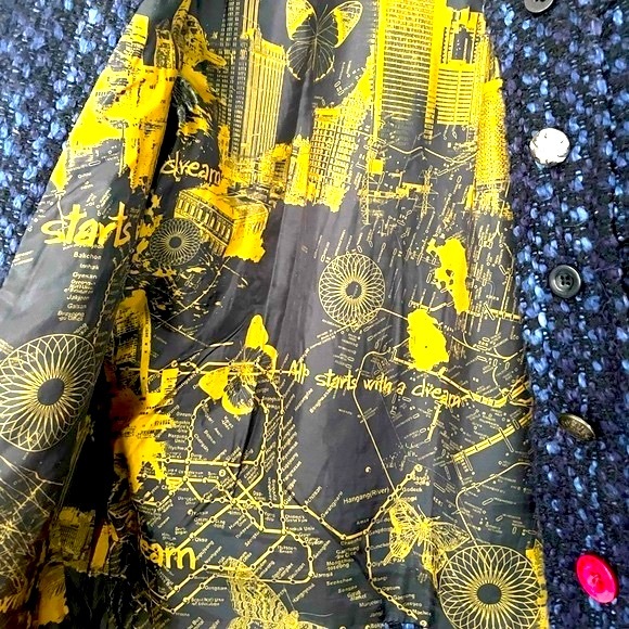 DESIGUAL➕Tweed Embellished Jacket - Picture 7 of 10